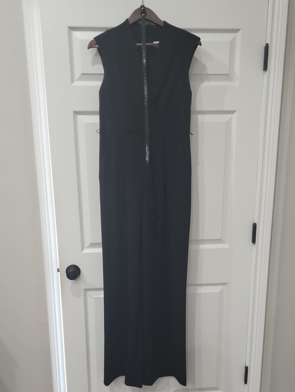 Calvin Klein Black Sleeveless V-Neck Romper